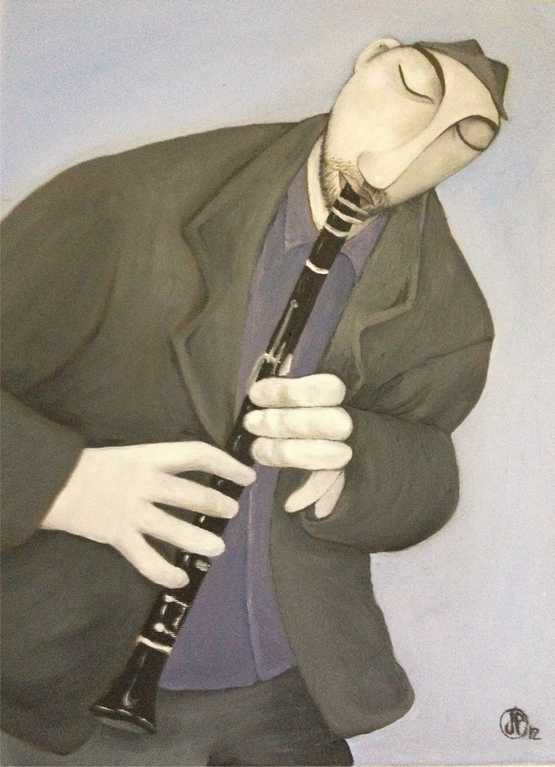 the clarinet player
